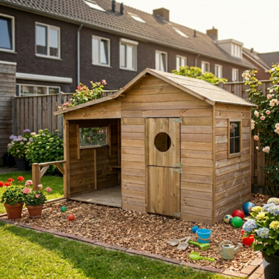 WOODY Houten Speelhuis Livia