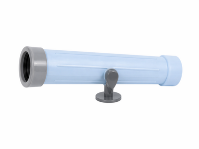 Telescoop 350 Pastel Blauw/Grijs – Speelgoedtelescoop voor Speelhuis of Uitkijktoren