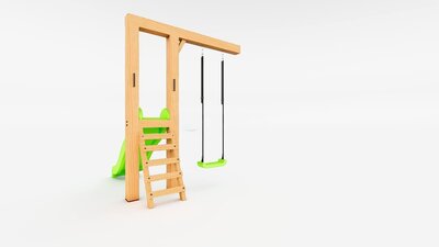 Houten schommel Douglas | Boris Limoengroen