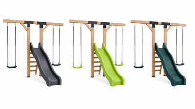 Houten schommel Douglas | Rakker Limoengroen