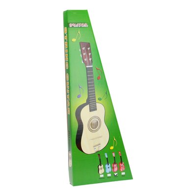 Houten Gitaar Roze - 6 snaren