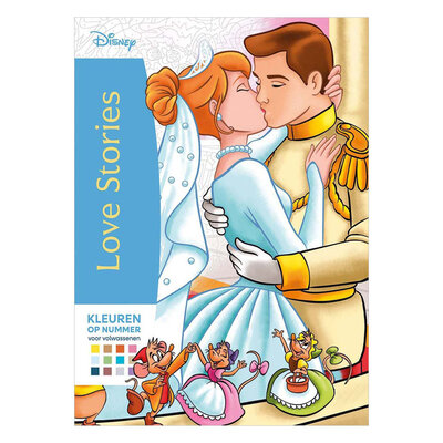 Disney Love Stories - Kleuren op Nummer Voor Volwassenen
