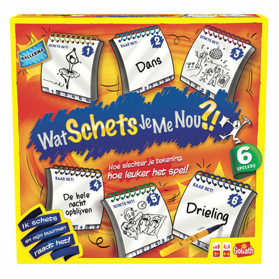 Goliath Wat schets je me nou?! Gezelschapsspel - 6 Spelers