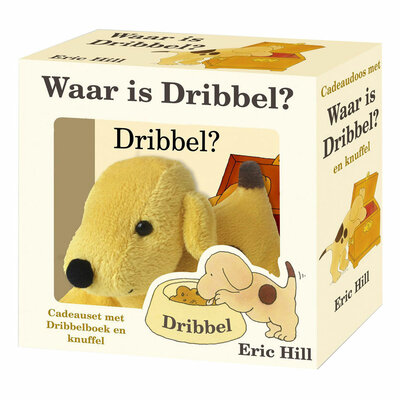 Cadeauset met Waar is Dribbel en knuffel