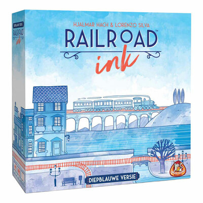 Railroad Ink - Diepblauwe versie Dobbelspel