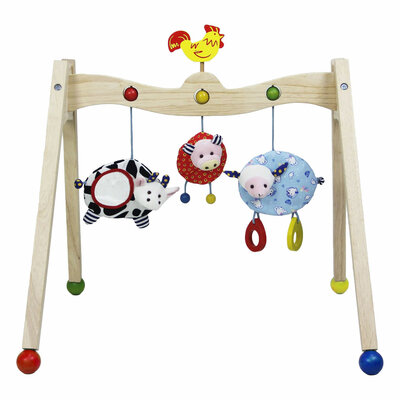 Houten Babygym Boerderij Dieren