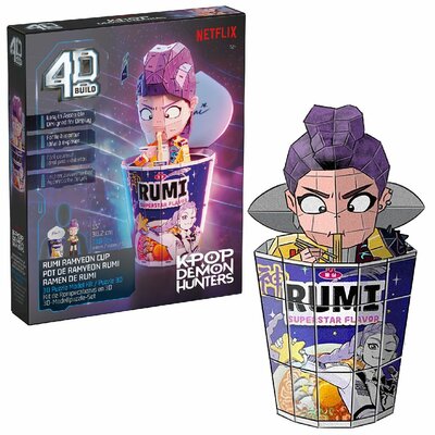 4D Build K-Pop Demon Hunters Rumi Ramen Cup