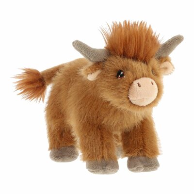 Keel Eco Standing Highland Cow 20cm