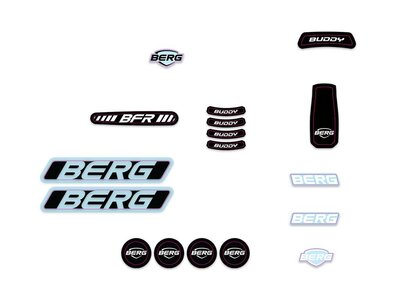 BERG-Onderdeel Skelter - Buddy 2.0 - Sticker set Redster