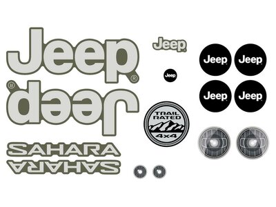 BERG-Onderdeel Skelter - Buzzy - Sticker set Sahara