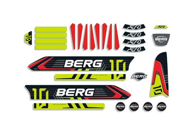 BERG-Onderdeel Skelter - Buzzy - Sticker set Aero