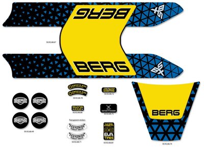 BERG-Onderdeel Skelter - Buzzy - Sticker set BSX