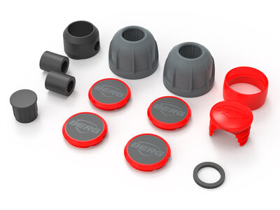 BERG-Onderdeel Skelter - Buzzy - Plastic parts rood-zwart