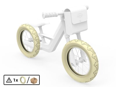 BERG-Onderdeel Skelter - Tire 12.5x2.25-8 slick beige