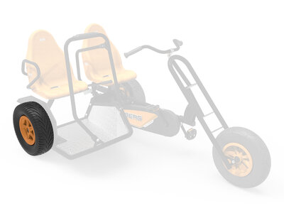 BERG-Onderdeel Skelter - wielen 5-spoke orange 400/140-8 slick right