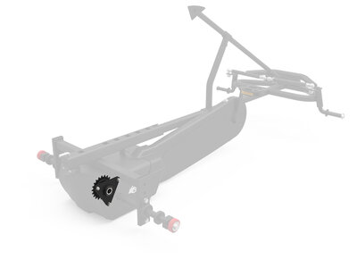 BERG-Onderdeel Skelter - XL Frame - Rear axle center set