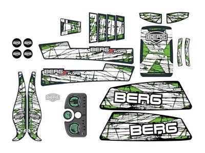 BERG-Onderdeel Skelter - XL Frame - Sticker set X-Plore