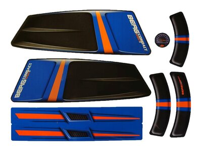 BERG-Onderdeel Skelter - XL Frame - Sticker set Compact Sport