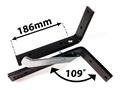BERG-Onderdeel Skelter - XL Frame - Mudguard carrier 460, 71°