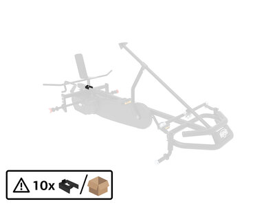BERG-Onderdeel Skelter - XL Frame - U-bracket plastic for chair frame (10x)