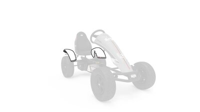 BERG-Onderdeel Skelter - XL Frame - Rear mudguards 71° Race GTS
