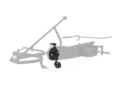 BERG-Onderdeel Skelter - XXL Frame - Crank shaft with crank set 140, 36T + pedals