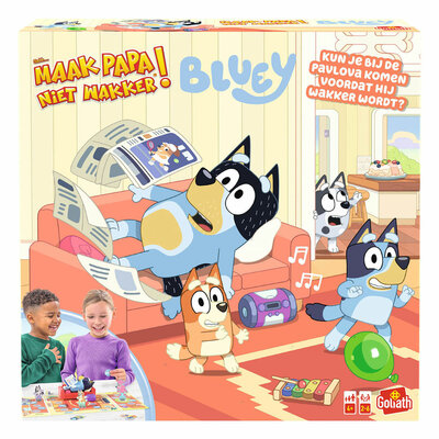Goliath Sshh Maak papa niet wakker Bordspel - Bluey