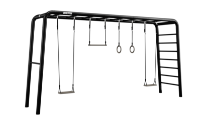Speeltoestel extra large met schommels, turnringen en ladder