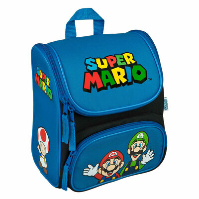 School Rugzak Super Mario Blauw