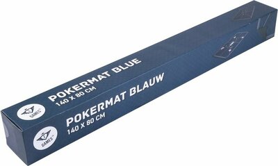 Pokerkleed 140 x 80 cm - Blauw