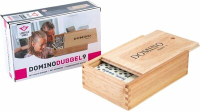 Domino dubbel 9 groot - 55 stenen - eurea met spinners