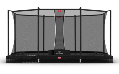 BERG Ultim Favorit InGround 410 Black + Safety Net Comfort