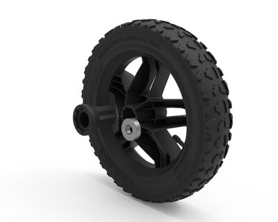Wheel black 12.5x2.50-9 all terrain