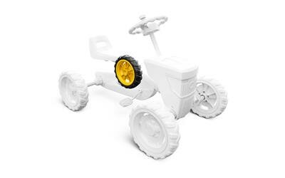 Wheel 9x2 Farm - Yellow/Black Rear Left