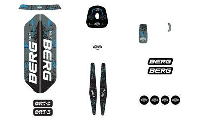 Rally - Sticker Set DRT Black 3 Gears