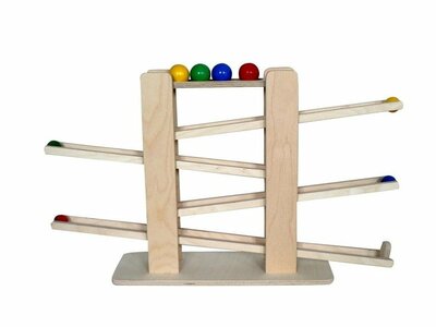 Kogelbaan Met 4 Kogels